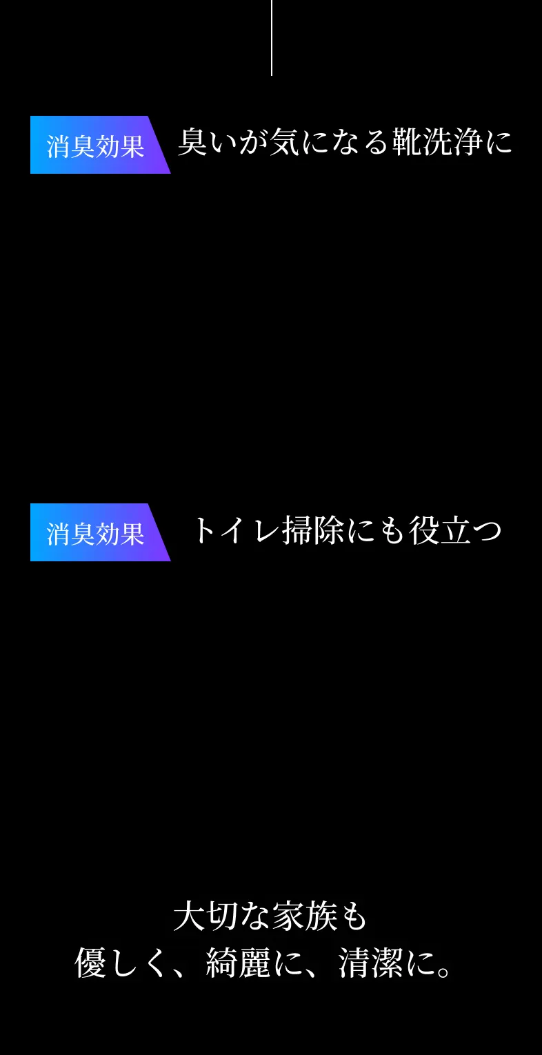 消臭効果 臭いが気になる靴洗浄に